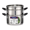 Tramontina Stainless Steel 3 Quart Steamer & Double-Boiler, 4 Piece