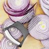 Stainless Steel Onion Cutter Holder Food Slicers Assistant Tomato Onion Slicer Holder Vegetables Cutting Fork Kitchen Gadgets