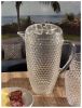 2.5 Quarts Water Pitcher with Lid, Diamond Cut Unbreakable Plastic Pitcher, Drink Pitcher, Juice Pitcher with Spout BPA Free