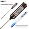 1pc Kitchen Meat Thermometer With Probe, Digital LCD Display For Food Baking, BBQ, And Liquids - Multi-functional Thermometer Pen With High Accuracy A